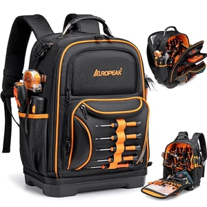 73 Pockets Tool Backpack Heavy Duty for Men Women, Hvac Tool Backpack, Tool B... - Bild 1 von 7