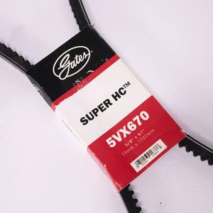 Gates Super HC Belt  5VX670 5/8 X 67" 15mm X 1702mm USA - Picture 1 of 7