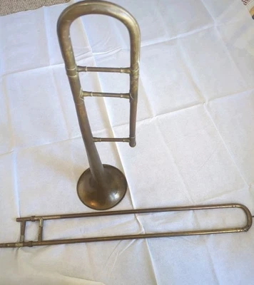 Antiguo gran trombón Elkhart Buescher años 20-60 GrandTrombón Foto 1 de 4
