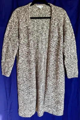 Кардиган вязаный Deane & White Mohair Blend Marled M уютный осенний нейтральный негабаритный - Изображение 1 из 4