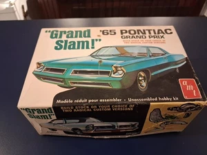 ¡Grand Slam AMT vintage! Pontiac Grand Prix 1965 kit modelo 1/25 lanzamiento original  - Imagen 1 de 6