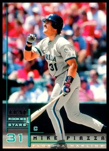 1998 Donruss Rookies & Stars Mike Piazza #312 Florida Marlins Catcher MLB chiave - Foto 1 di 2