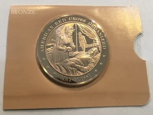 Amerikanisches Rotes Kreuz organisierte Münze Medaille - Bild 1 von 2