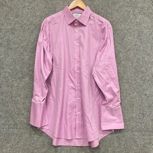 Charles Tyrwhitt Shirt Mens Size 16.5 Classic French Cuff Purple Long Sleeve - Picture 1 of 9