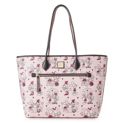 Disney Dooney & Bourke 米奇米妮情人节大号托特包皮革钱包 — 第 1/2 张图片