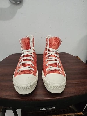 匡威 Converse CTAS Lift Hi Bright Madder 女式鞋 10.5 码 — 第 1/4 张图片