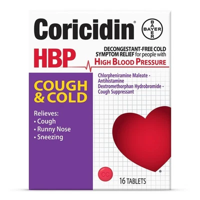 Decongestant-Free Cough and Cold Medicine - Specially Designed Relief for Hig... - Image 1 of 4
