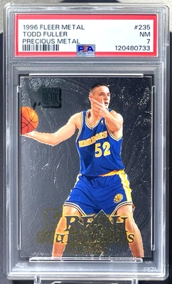 Todd Fuller 1996-97 Fleer Metal RC Fresh Foundations Precious Metal 235 Rookie - Image 1 of 2