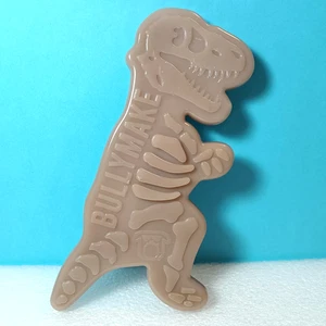 Bullymake T-Rex Dinosaur Skeleton nylon hard dog chew toy brown plastic - Picture 1 of 4