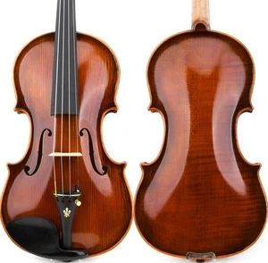 Violín antiguo estilo Guarnieri 1743 T31+ Pro Master 4/4 madera europea tono eléctrico - Imagen 1 de 17