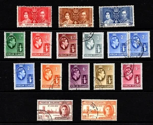 BVI - Small lot of GVI fine used including 5/- UNCHECKED - Picture 1 of 2