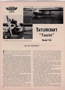 Taylorcraft 15A Rapporto aereo turistico 26/12/2024c - Foto 1 di 1