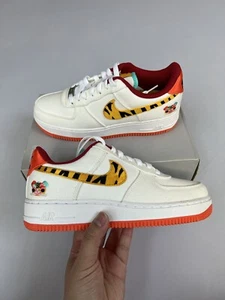 Nike Air Force 1 '07 LX Year of the Tiger White Gold DR0148-171 Women's 7.5-9.5 - Picture 1 of 5