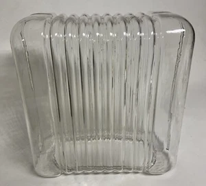Angelo Mangiarotti Lari Lamp Clear Blown Glass Replacement Light Cover Karakter - Picture 1 of 4