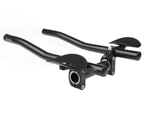 TT Bar Handlebar Aluminum Rest for Time Trial Triathlon Bike Handlebar Black - Picture 1 of 5