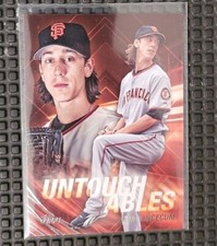 Tim Lincecum 2017 Topps Untouchables Insert Card