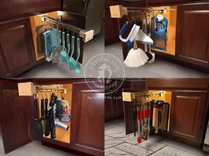 Multiuse PullOut Cabinet Organizer Kitchen Utensils Cleaning Beauty Grill & More - Picture 1 of 12