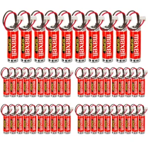 50pcs MAXELL ER6C AA 3.6V 1800mAh PLC Battery for Mitsubishi FX F2-40BL + Pug - Picture 1 of 7