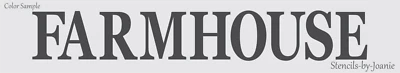 Joanie Stencil Farmhouse Country Prim Family Kitchen Homestead DIY Art Signs - Image 1 of 4