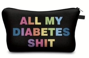 Diabetiker Versorgungskoffer Tasche All Of My Diabetes Shi* Lustig - Bild 1 von 3