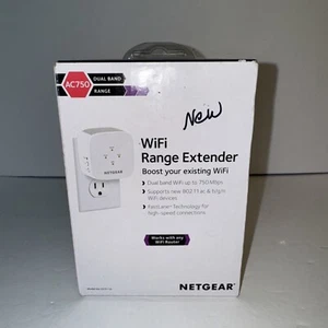 NETGEAR - EX3110 AC750 Dual Band WiFi Range Extender & Signal Booster, White - Picture 1 of 2