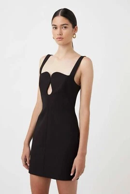 CAMILLA AND MARC Brixton Dress Size AU 8 / US 4 NWT Mini Black Cocktail Formal — 第 1/4 张图片