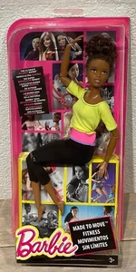 2015 Made to Move Fitness Barbie AA doll NRFB DHL83 - Imagen 1 de 7