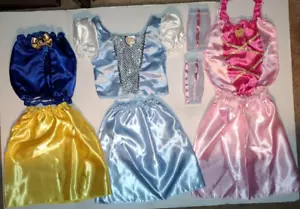 Niñas Pequeñas De Colección Disney 8 Piezas Princesa Vestir Blancanieves Cenicienta Aurora - Imagen 1 de 10