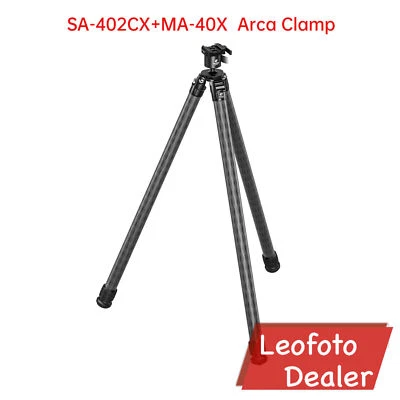 Leofoto SA-402CX+MA-40X Arca Abrazadera Palanca-Trípode de Liberación con Rótula-Abrazadera Arca Foto 1 de 4