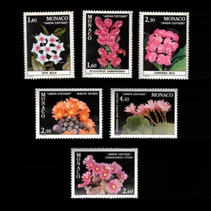 Monaco, Scott 1316-17, 1318-21, Exotic Plants, 1981-1982, MNH - Picture 1 of 2