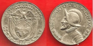 PANAMA . QUARTO ( 1/4 ) DE BALBOA . 1966 - Picture 1 of 1