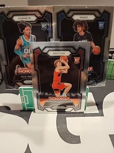 2023-24 Panini MONOPOLY PRIZM NBA Basketball  RC Cards - Picture 1 of 4