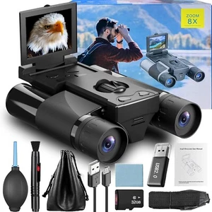 Digital Binoculars with 40MP 10x Optical Zoom 8X Digital Zoom 2.5K Video Camera - Picture 1 of 8