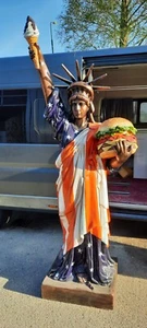 Freiheitsstatue Hamburger Eis Liberty Statue Lebensgroß New York USA Figur NEU - Picture 1 of 10