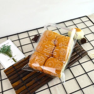 100 Stück, Bäckertüten.Brotbeutel. Klare Plastiktüten mit selbstklebenden Öffnungen - Bild 1 von 5