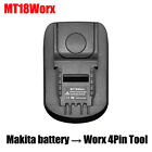 Battery Adapter For Makita/bosch/dewalt/milwaukee 18v Convert To For Worx 4pin