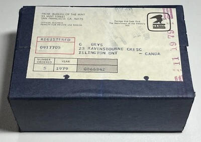 1979 5x USA Proof Sets In Original Box Sealed From United States Mint - Image 1 of 3