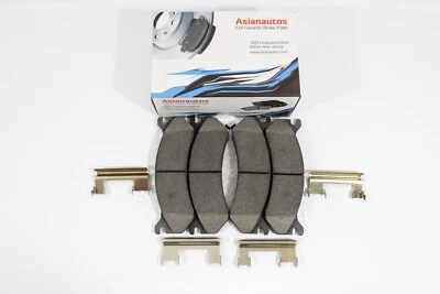 Pastillas de freno delanteras Asianautos con herrajes para Chevrolet Avalanche 1500 02-06 Foto 1 de 4