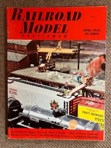 Railroad Model Craftsman Magazine April 1954 - Picture 1 of 3