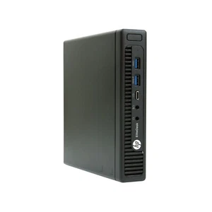 HP EliteDesk 600 G2 Mini Dual-Core i3 6th Gen 3.2GHz 8GB 256GB SSD Wind 10 Pro - Picture 1 of 6