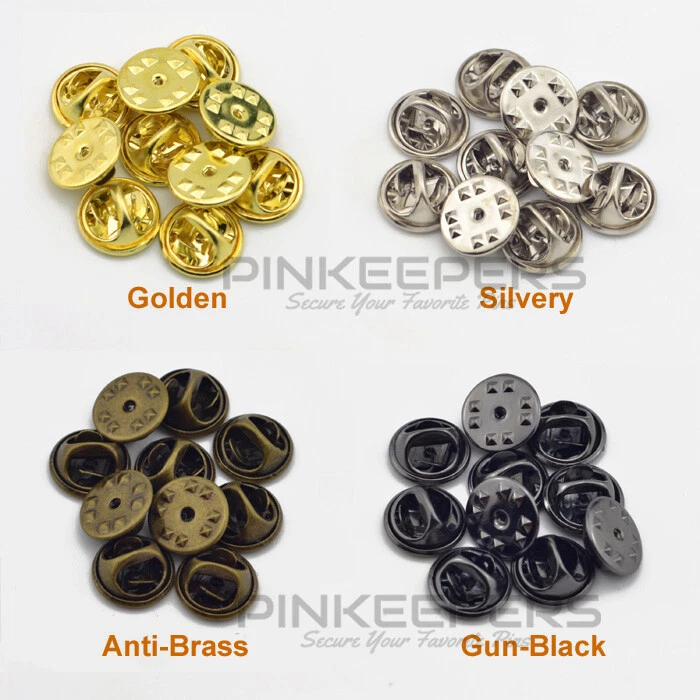 Pin de embrague mariposa cierres traseros embrague de metal solapa pasador trasero para pasador poste pasador Foto 1 de 1