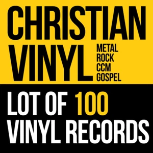 100 CHRISTIAN LP VINYL MIX RECORD LOT *Rock/Gospel/CCM/Metal/Xian/CCM - Imagen 1 de 2