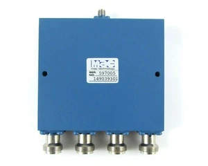 MAC Technology 4-Way Power Divider 149039301, Type-N to SMA F - Picture 1 of 3