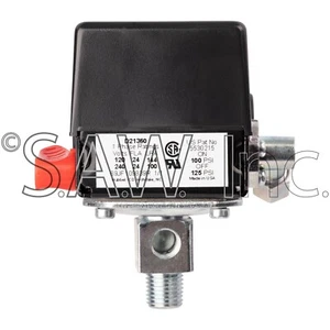 D21360 DeVilbiss/Craftsman 1/8" NPT Special Port Pressure Switch 100/125 PSI - Picture 1 of 5