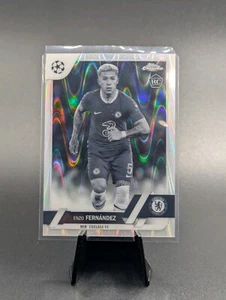 2022-23 Topps Chrome UEFA UCC Enzo Fernandez RayWave Refractor RC #158 - Bild 1 von 2