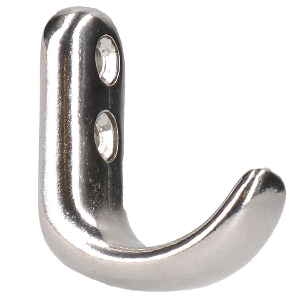Stainless Steel Coat Hook 40mm by 31mm Polished Marine Grade 316 - Image 1 of 1