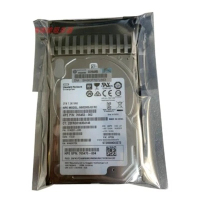 HP J9F51A 787653-001 2T SAS 12G 7.2K 2.5-inch MSA storage hard drive - Image 1 of 2