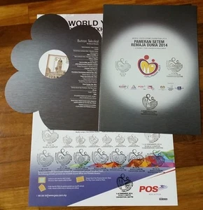 FREE Poster World Youth Exhibition WYSE 2014 folder complete chop autographed - Picture 1 of 1