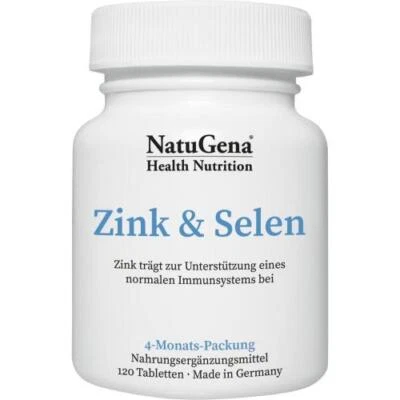 NATUGENA GMBH ZINK & SELEN Tabletten 120 ST PZN 16507385