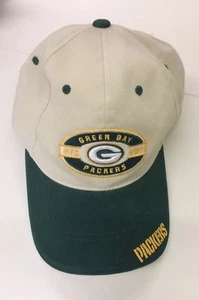 Greenbay Packers NFL Fútbol Béisbol Gorra Ajustable Sombrero Verde Dorado Reebok - Imagen 1 de 1